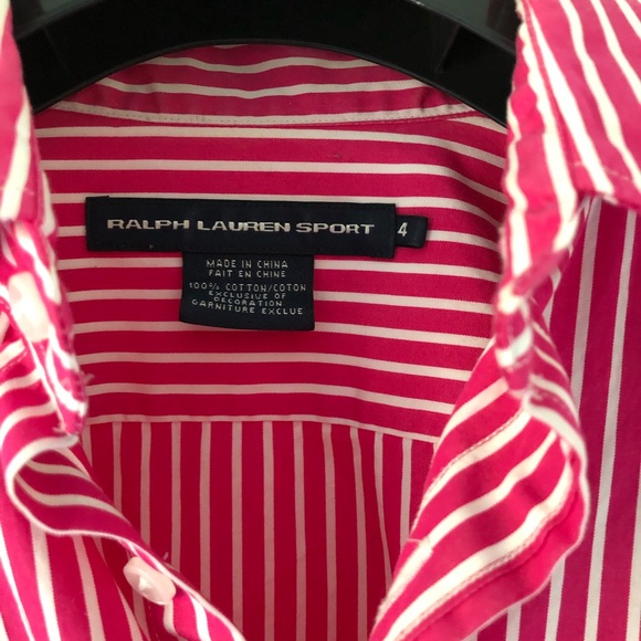 Pink Striped Button Down - Picture 2 of 3